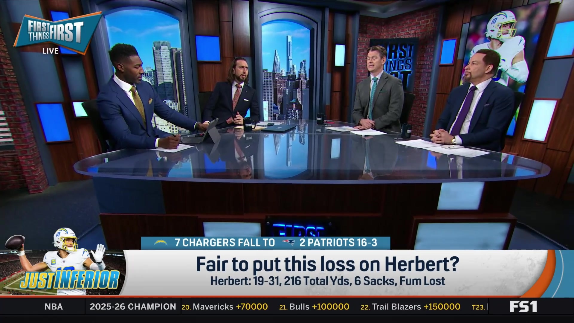 Is Herbert to blame for Chargers' playoff woes?