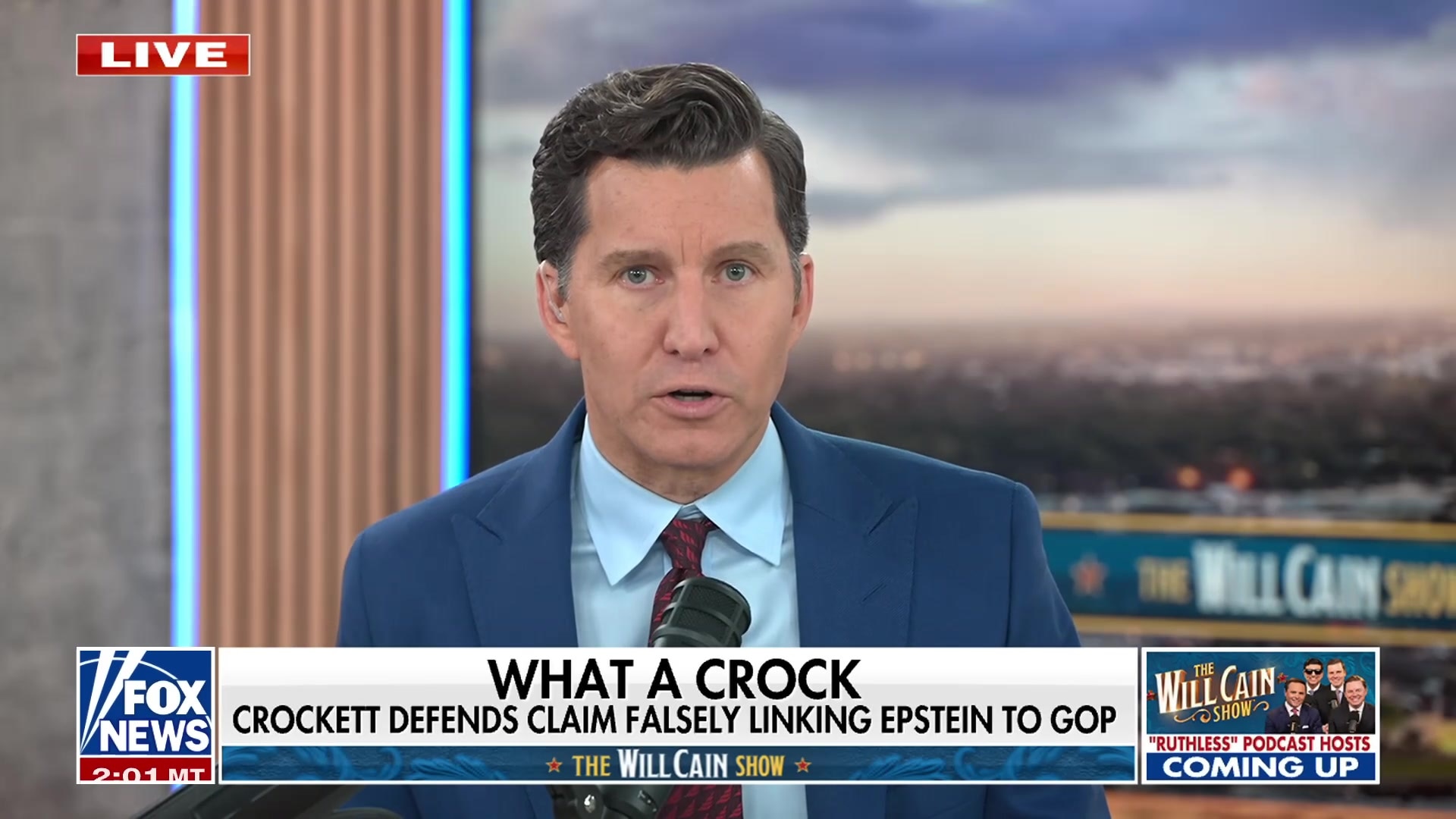 Will Cain exposes Rep. Crockett's 'word salad' defense after falsely linking Republicans to Epstein