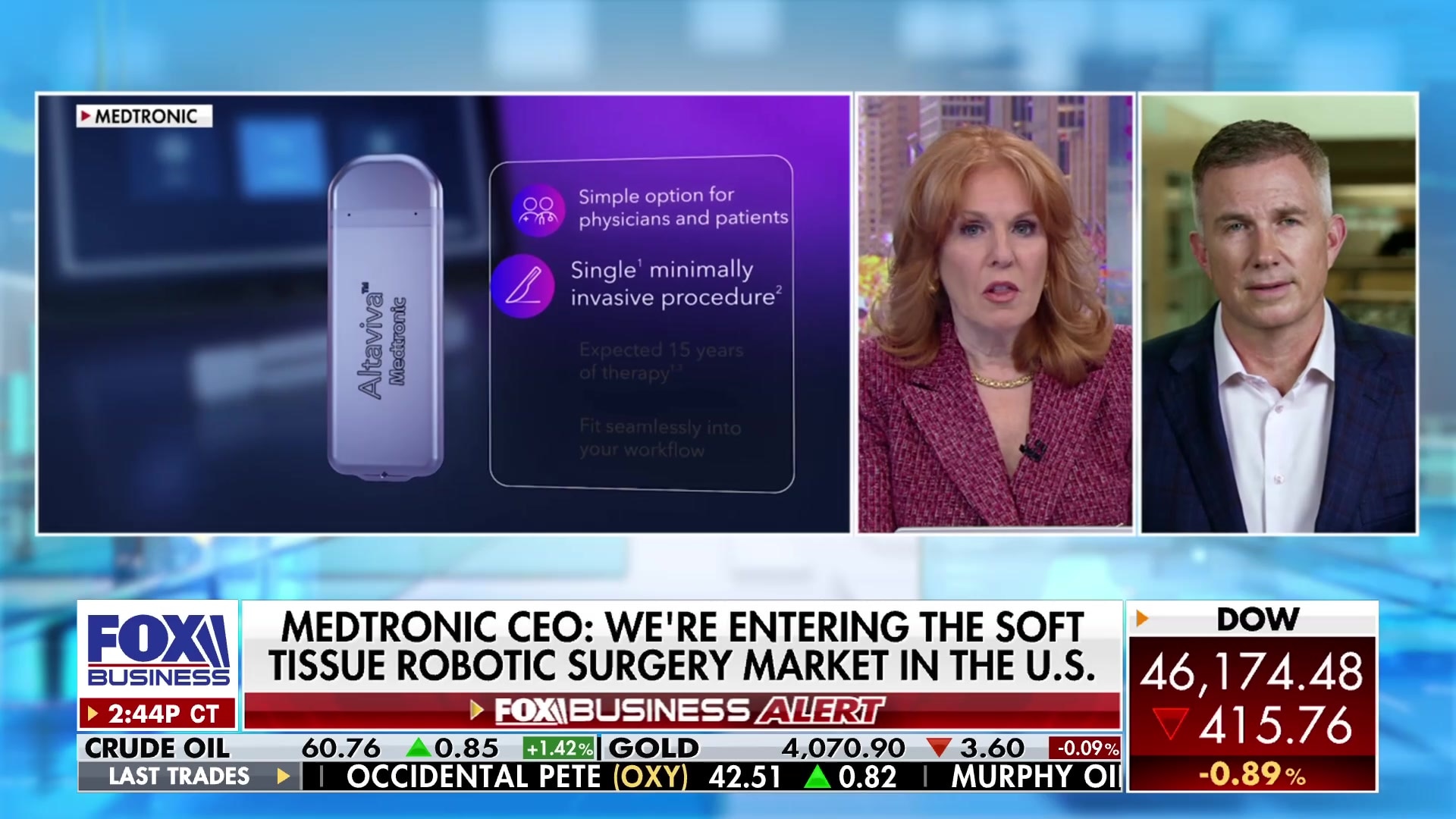 Medtronic CEO introduces Altaviva implant for overactive bladder