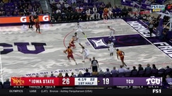 Dominykas Pleta dunks off a feed from Tamin Lipsey