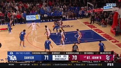 Dillon Mitchell lays it in to give St. John's the lead