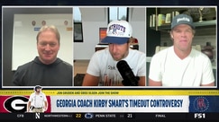 Georgia coach Kirby Smart's timeout call causes controversy