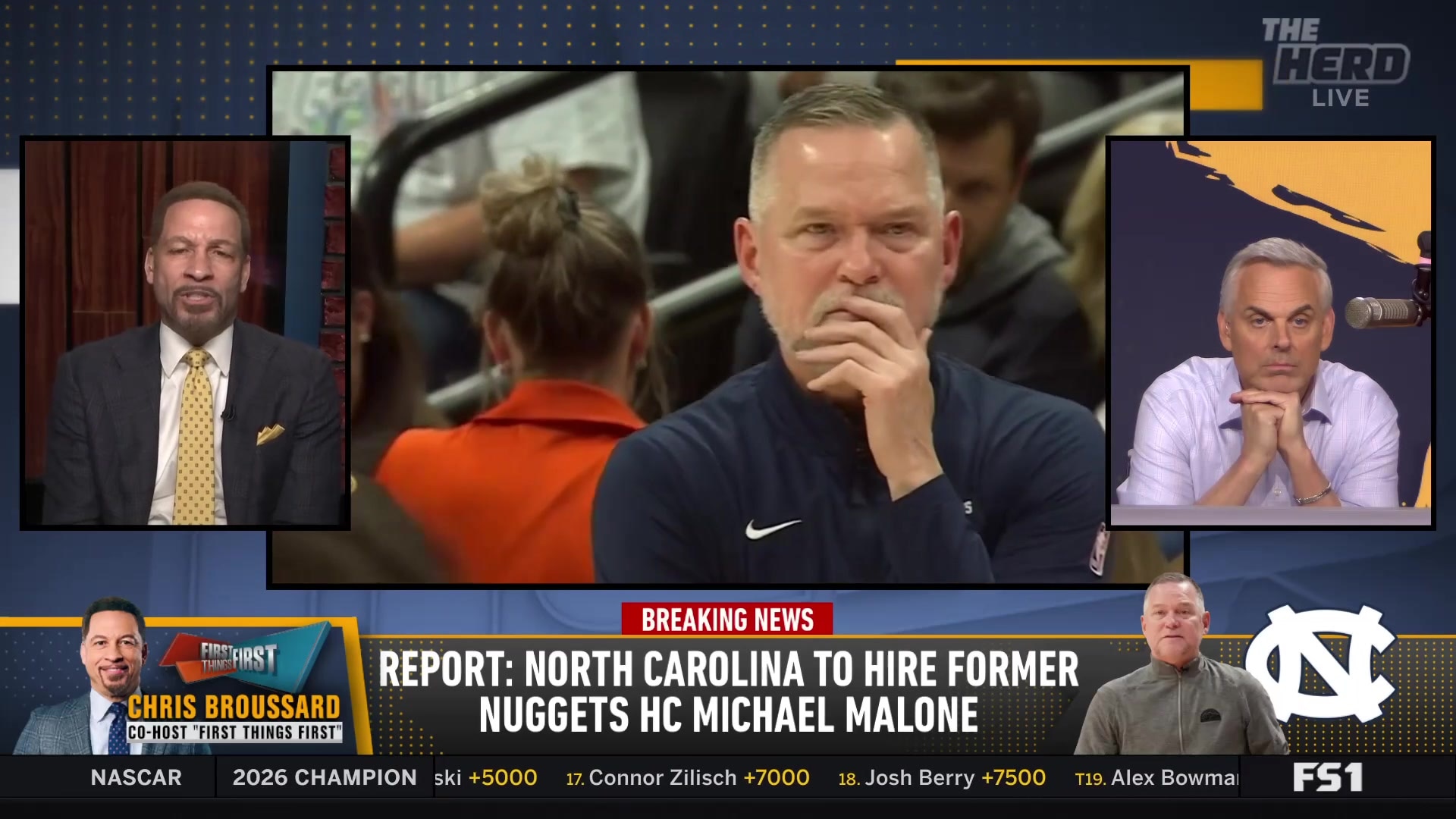 Chris Broussard reacts to Michael Malone's reported hiring by North Carolina