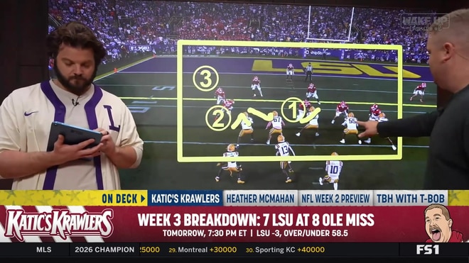 Mikey and T-Bob break down LSU QB Sam Levitt's chaotic playmaking
