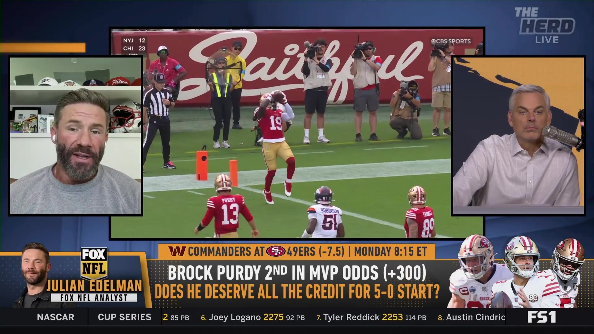 Watch Julian Edelman on Brock Purdy and the grind of being a late draft ...