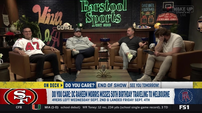 Wake Up Barstool reacts to Raheem Morris missing his 50th birthday