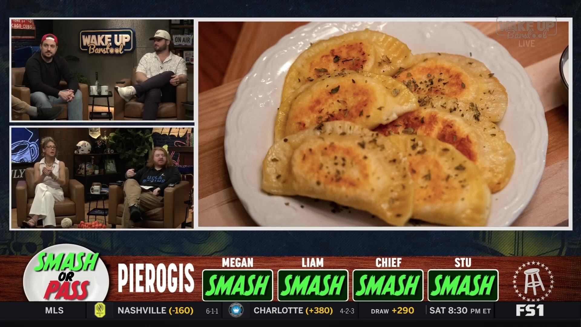 Pierogis: What's stuffed in there? A Smash!
