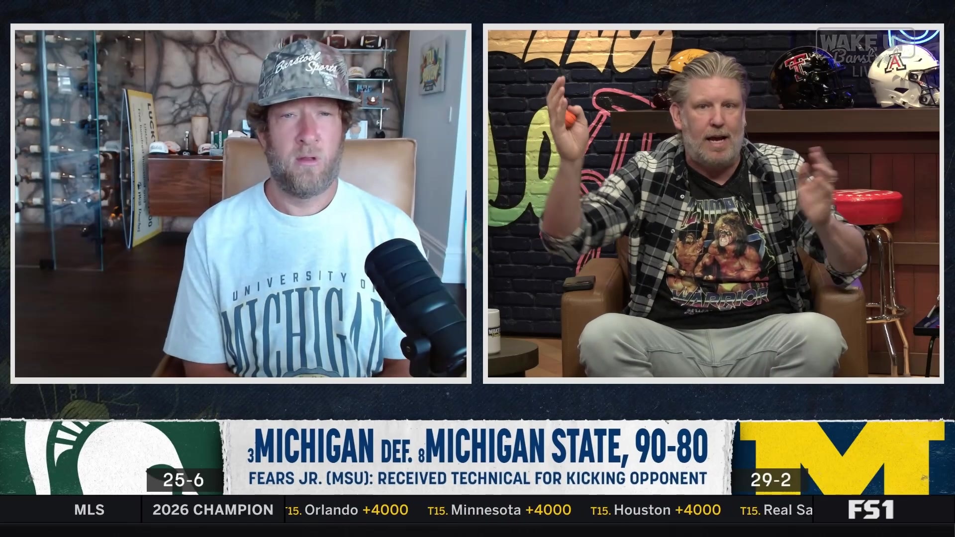 Brandon Walker challenges Dave Portnoy on coaching accountability for dirty players