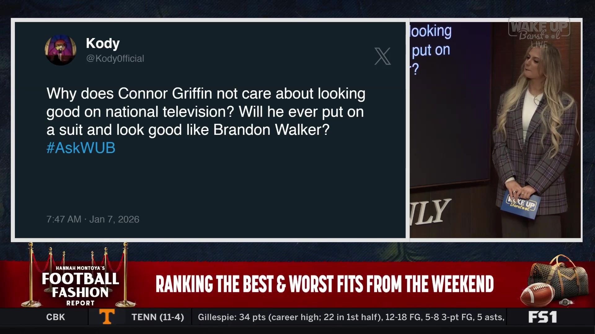 Barstool hosts address fan tweets criticizing their fashion choices