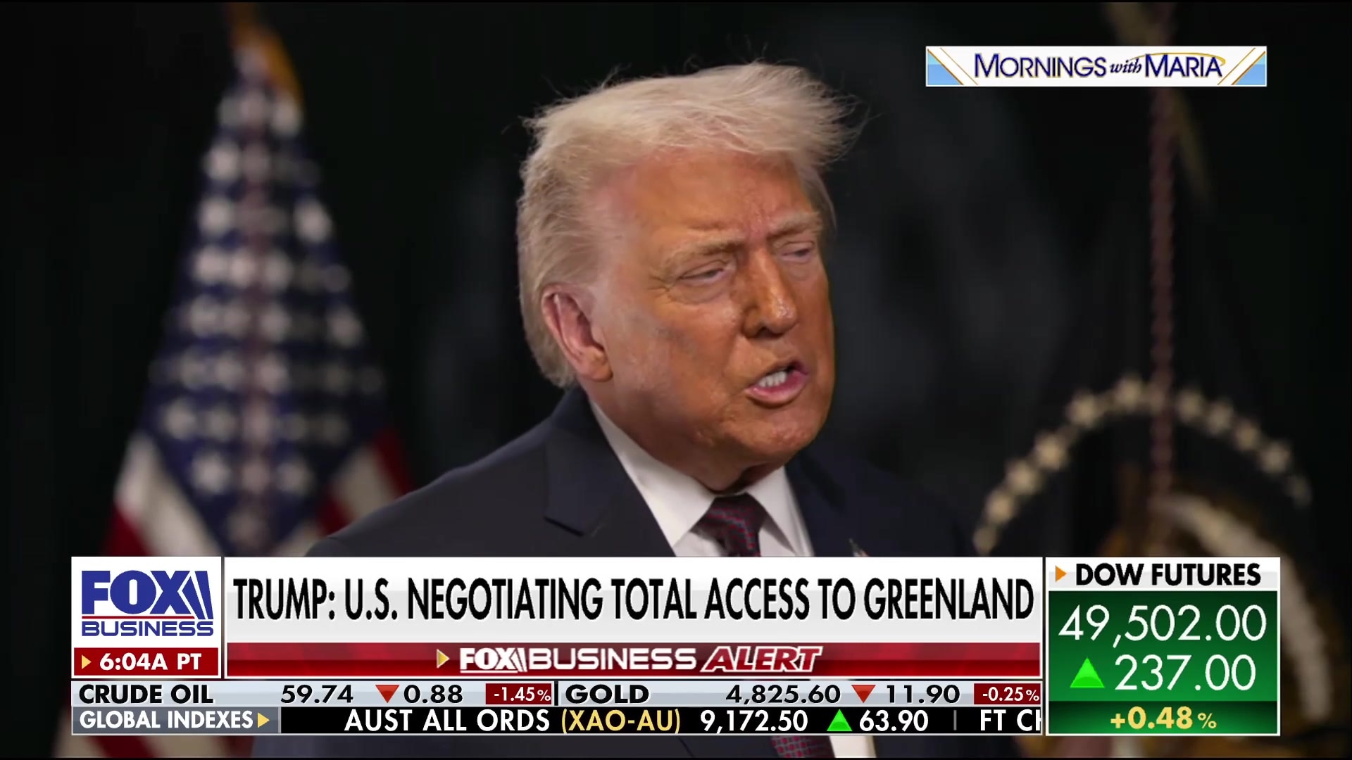 Trump claims total access to Greenland minerals and defense at no cost