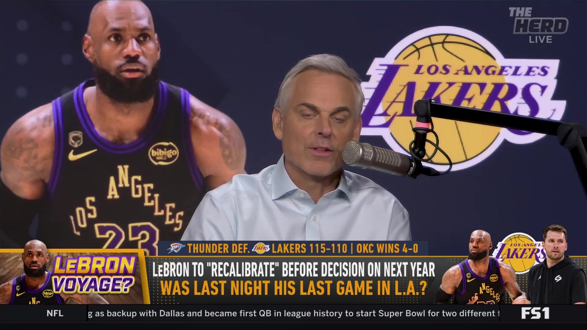 Colin Cowherd blasts Lakers' unbalanced 'quarterback' roster