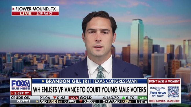 Brandon Gill discusses GOP's efforts to win back young male voters