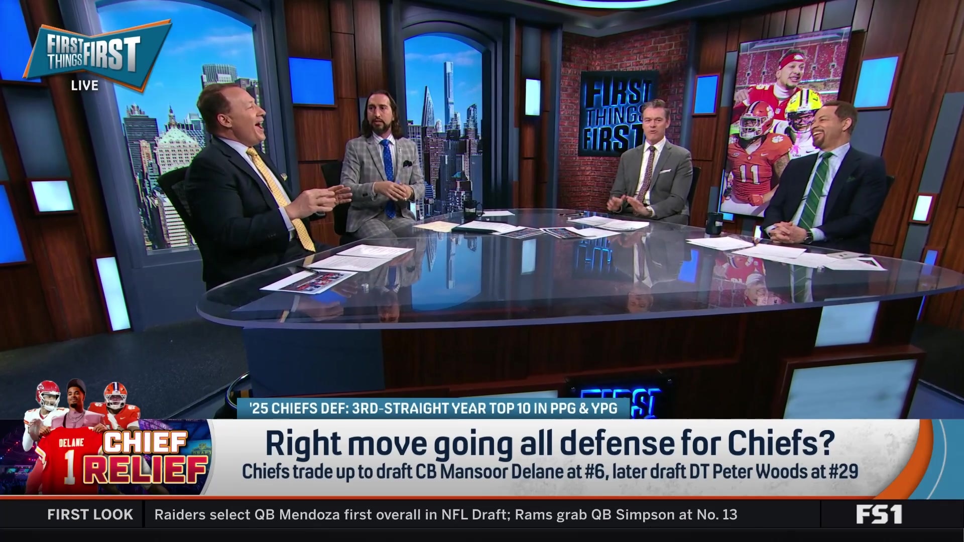 Right move for Chiefs to go all-defense in draft?