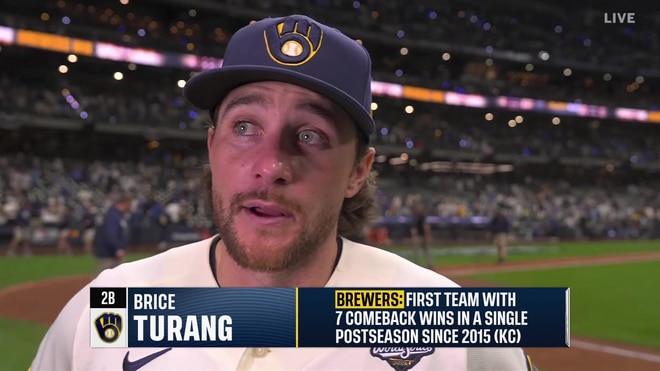 Brice Turang discusses the Brewers' resilient comeback culture