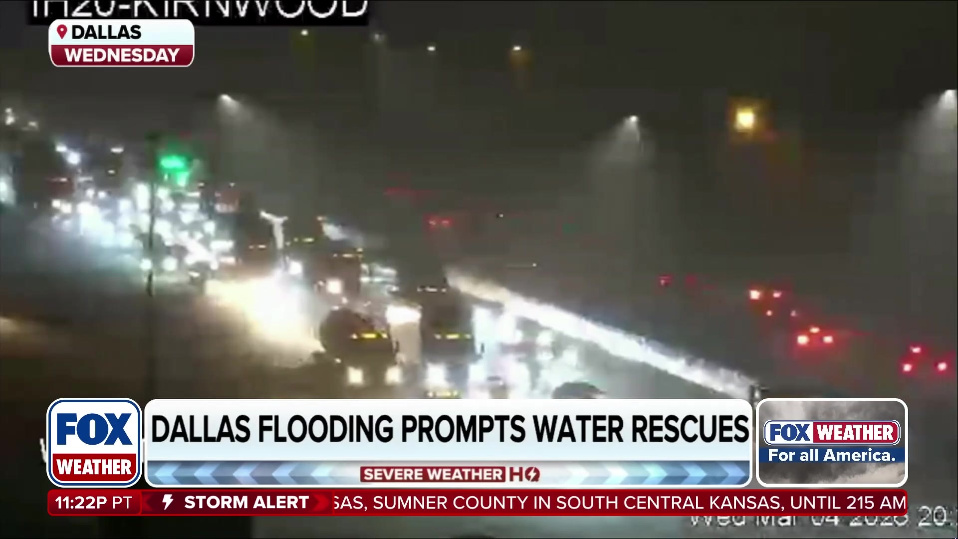 Dallas experiences severe flash flooding due to backbuilding storms
