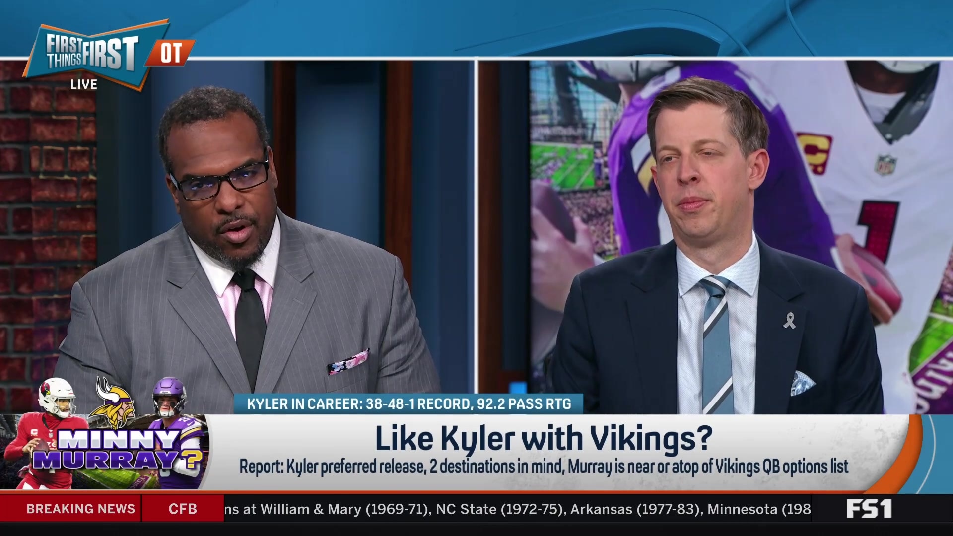 Minny Murray? The intriguing Kyler Murray to Vikings possibility