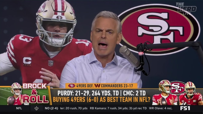 Colin Cowherd compares Brock Purdy's rise to Tom Brady