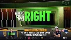 Colin Cowherd was right about the Patriots exceeding expectations