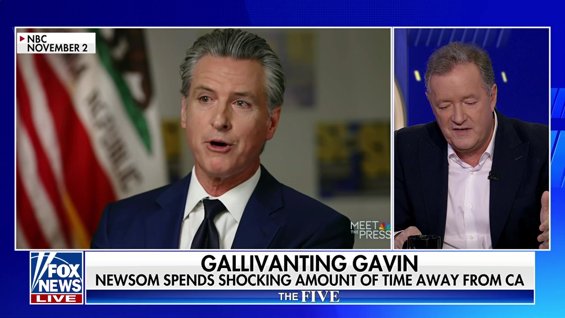 Piers Morgan details California's mass exodus under Newsom