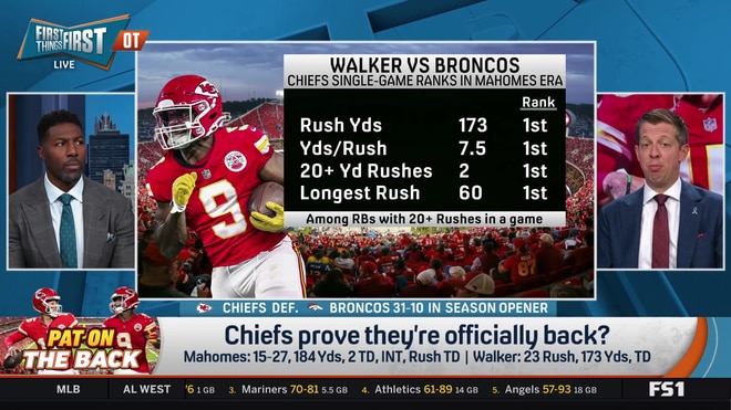 Why the Kansas City Chiefs are not officially back yet despite Week 1 win