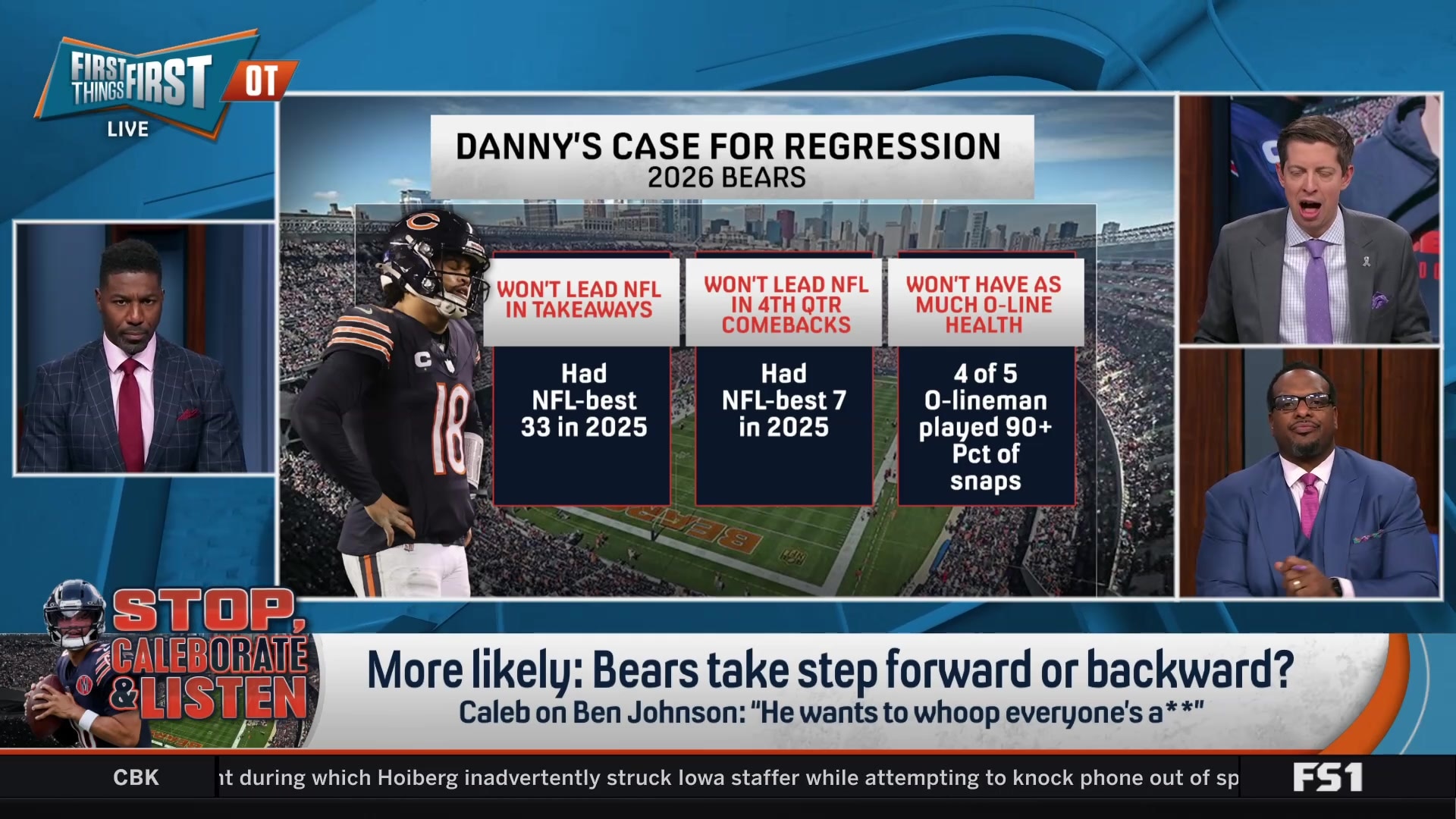 Danny's case for Bears regression in 2026