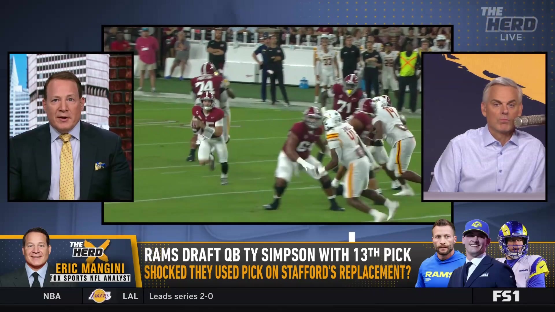 Rams Drafting Ty Simpson: A Risky Move for Stafford's Successor?