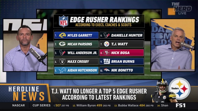 Colin Cowherd: Steelers should have traded T.J. Watt