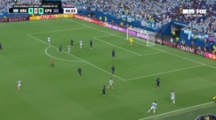 Enzo Fernandez Takes a Shot on Goal