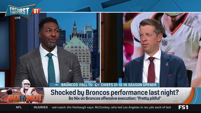 Greg Jennings shocked by Bo Nix's "pitiful" Week 1 performance