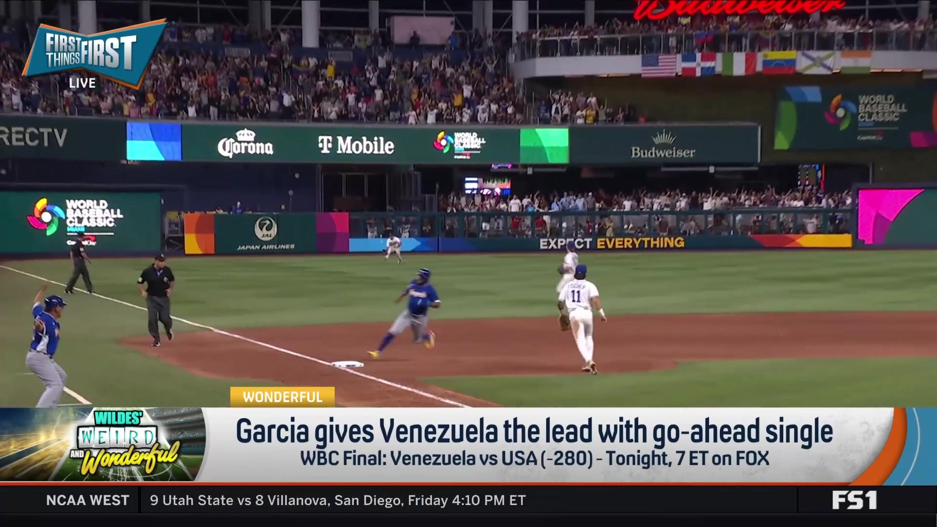 Garcia gives Venezuela the lead with go-ahead single