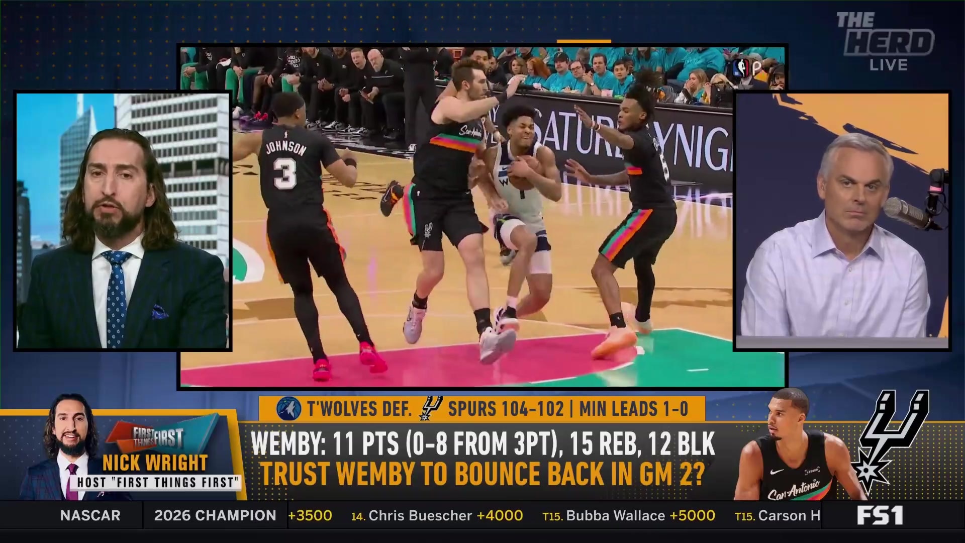 Nick Wright on Knicks' unprecedented playoff dominance