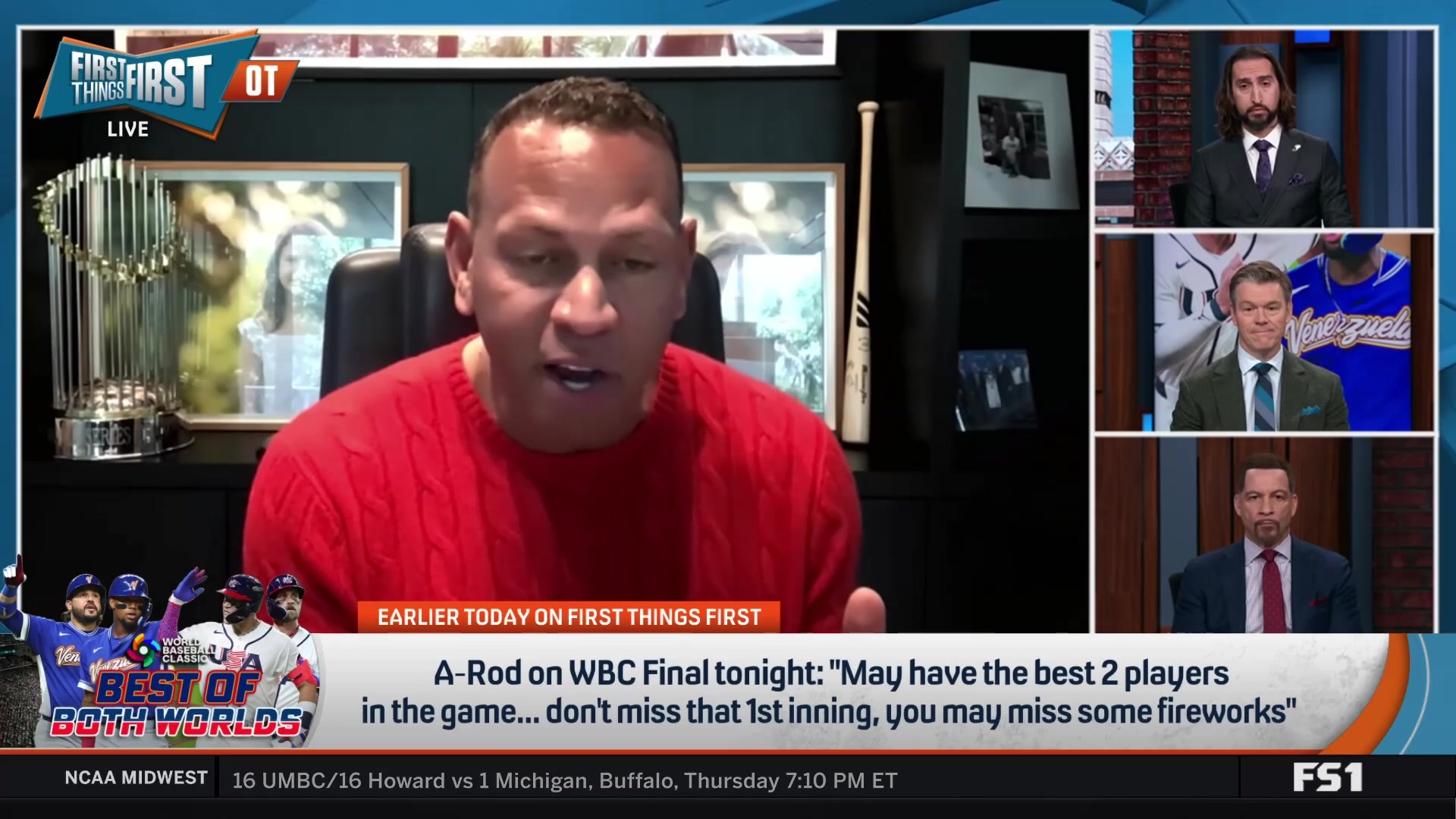A-Rod on WBC final tonight: Don't miss the first inning