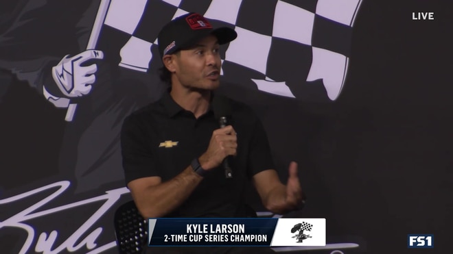 Kyle Larson shares a different side of Kyle Busch on the dirt track