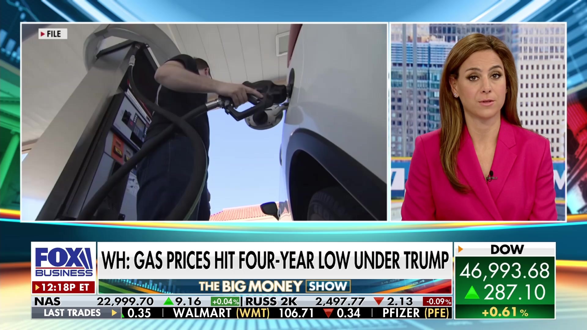 Gas prices hit four-year low under Trump's energy policies