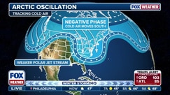 Arctic Oscillation's role in cold air plunges