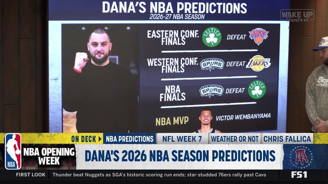 Dana Beers makes bold NBA season predictions and MVP pick