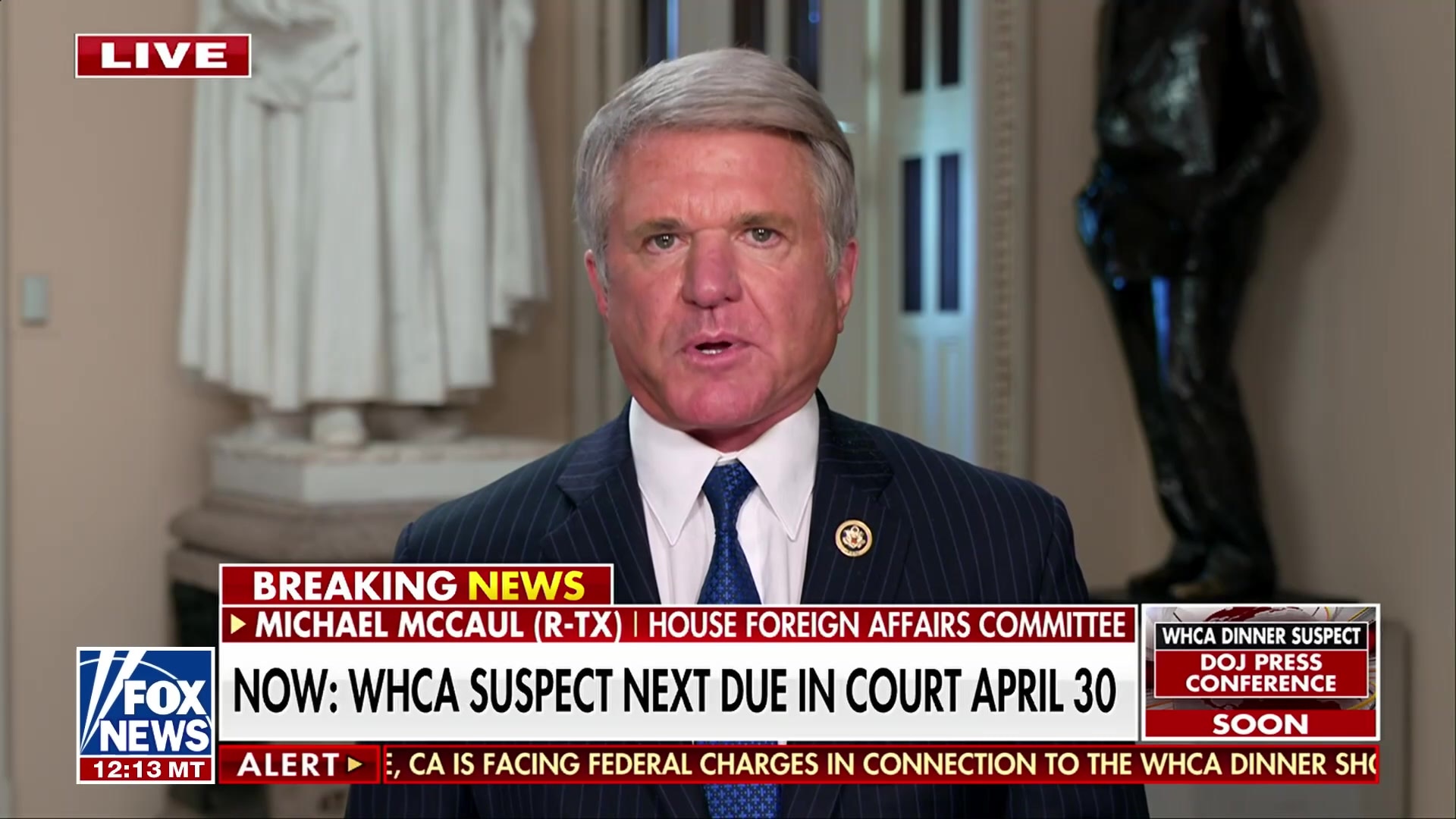 Rep. Michael McCaul calls for upgrading security for events like WHCA Dinner