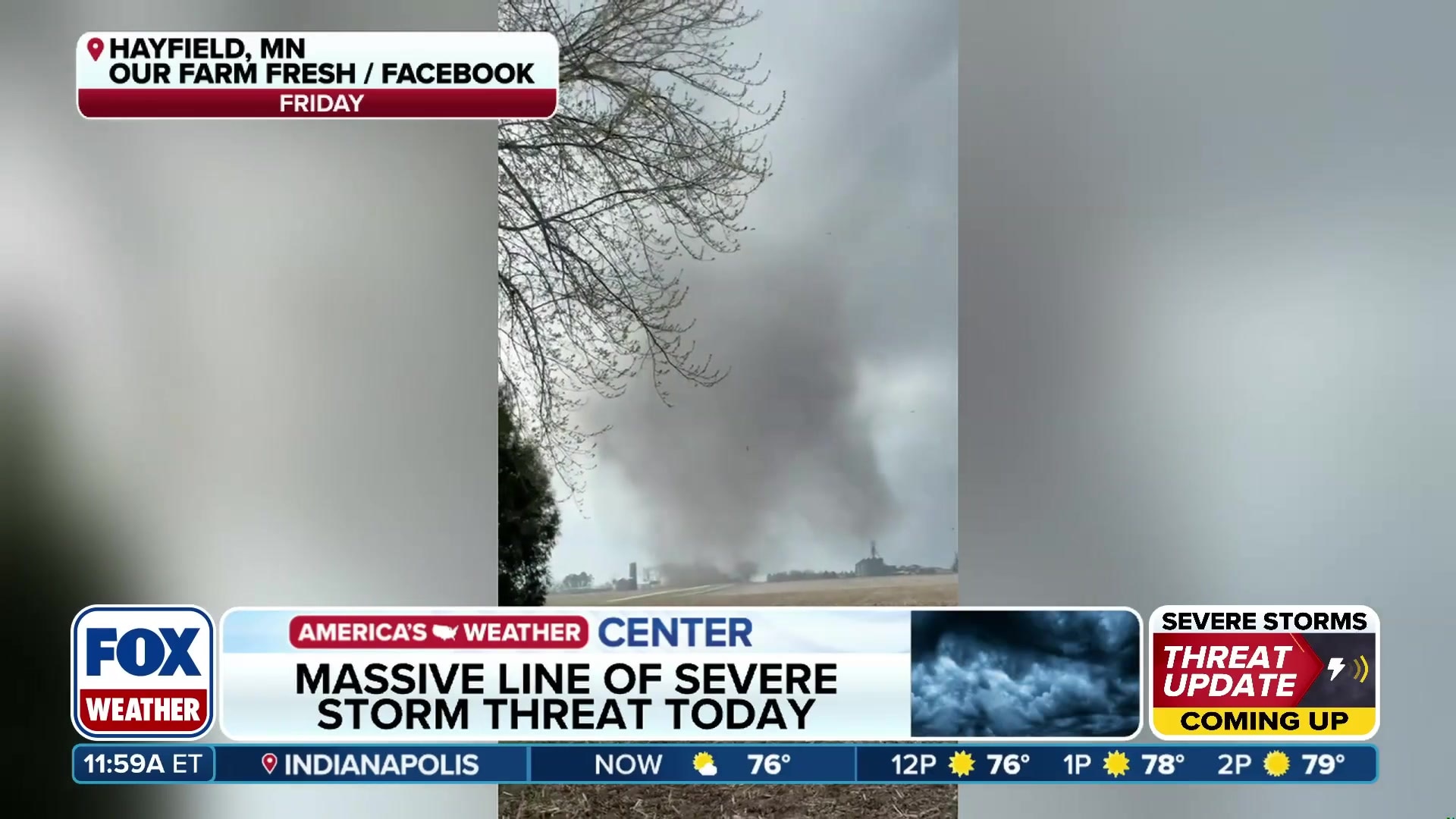 Massive severe storm threat extends across central US for 5 days