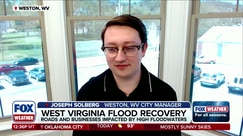 Weston, West Virginia flooded by historic rainfall