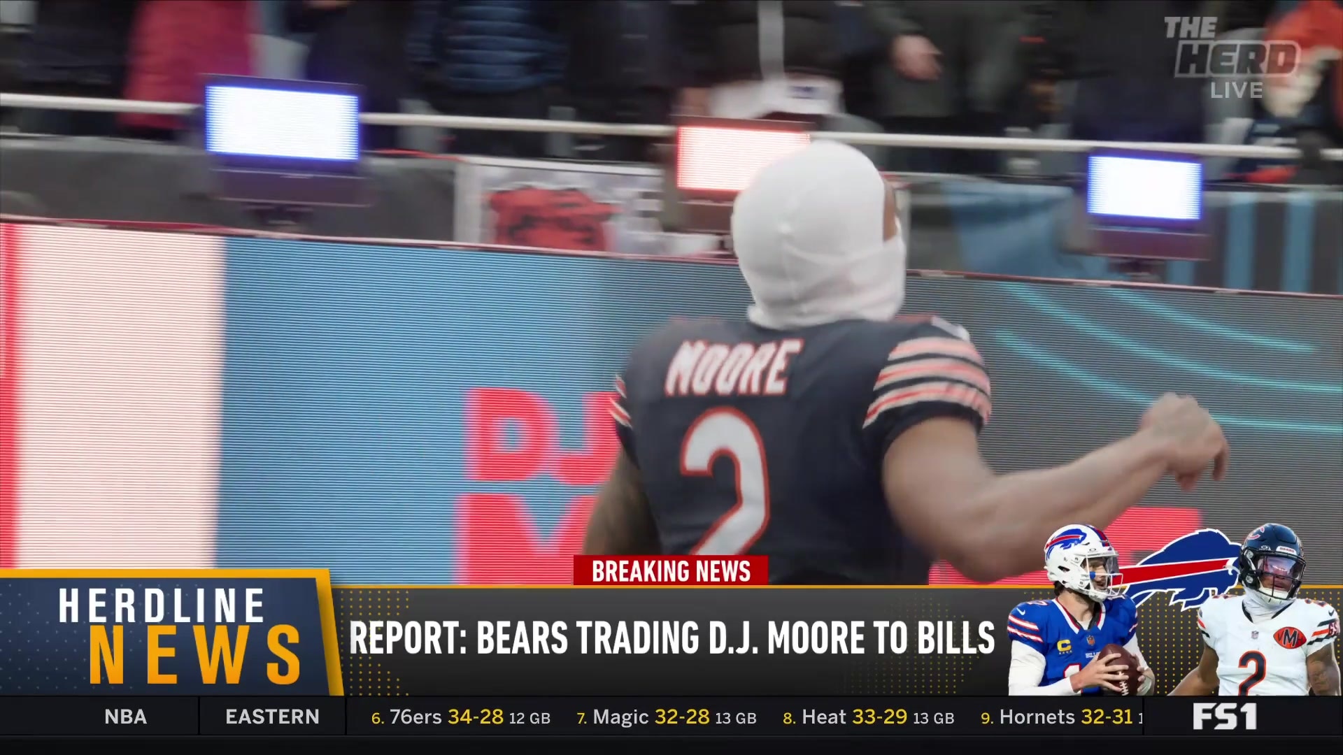 Colin Cowherd and Jason McIntyre discuss DJ Moore trade to Bills