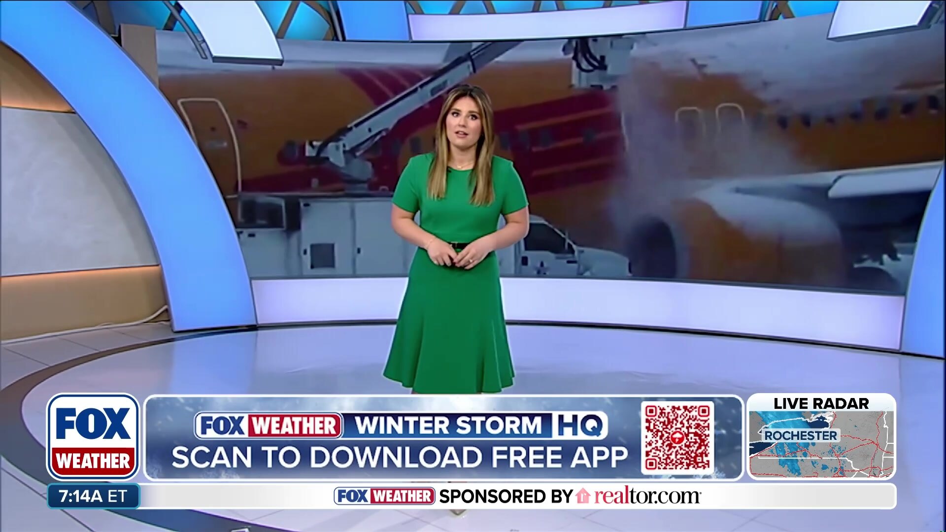 The science behind airplane de-icing