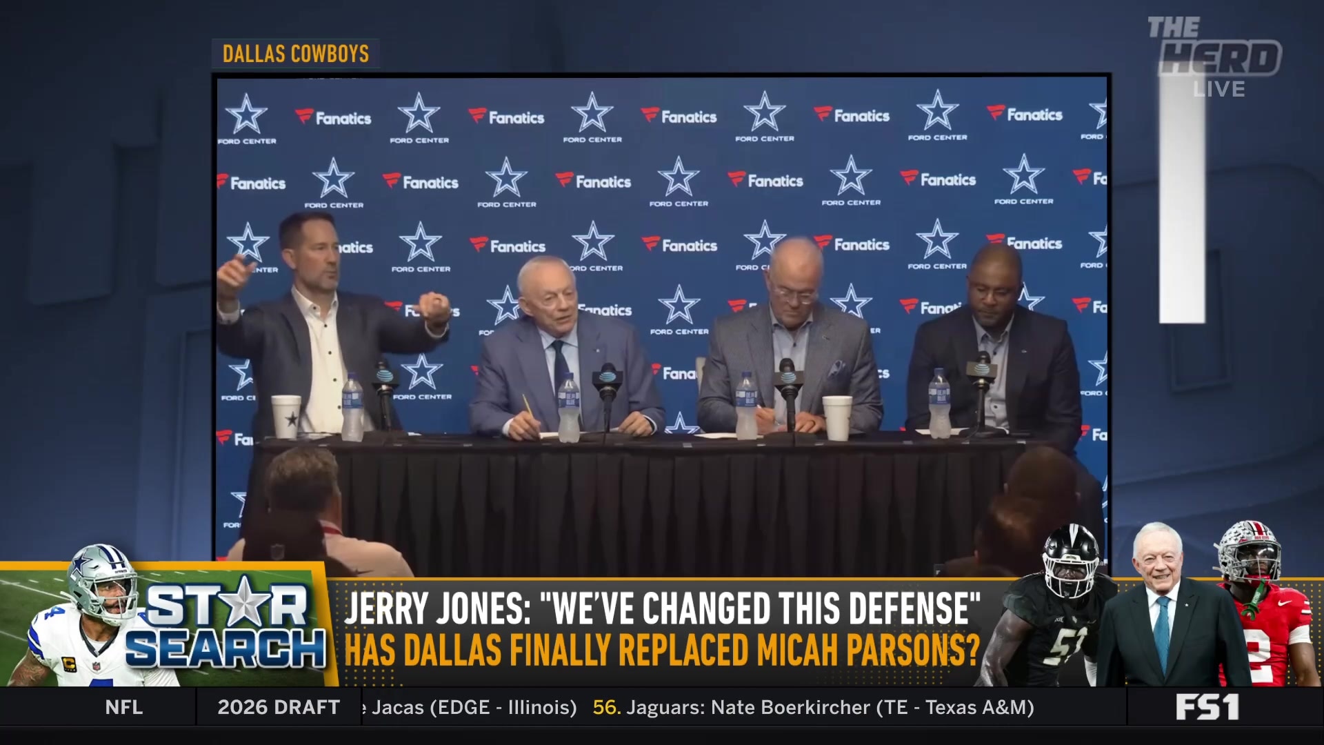 Jerry Jones on changing the Cowboys' defense