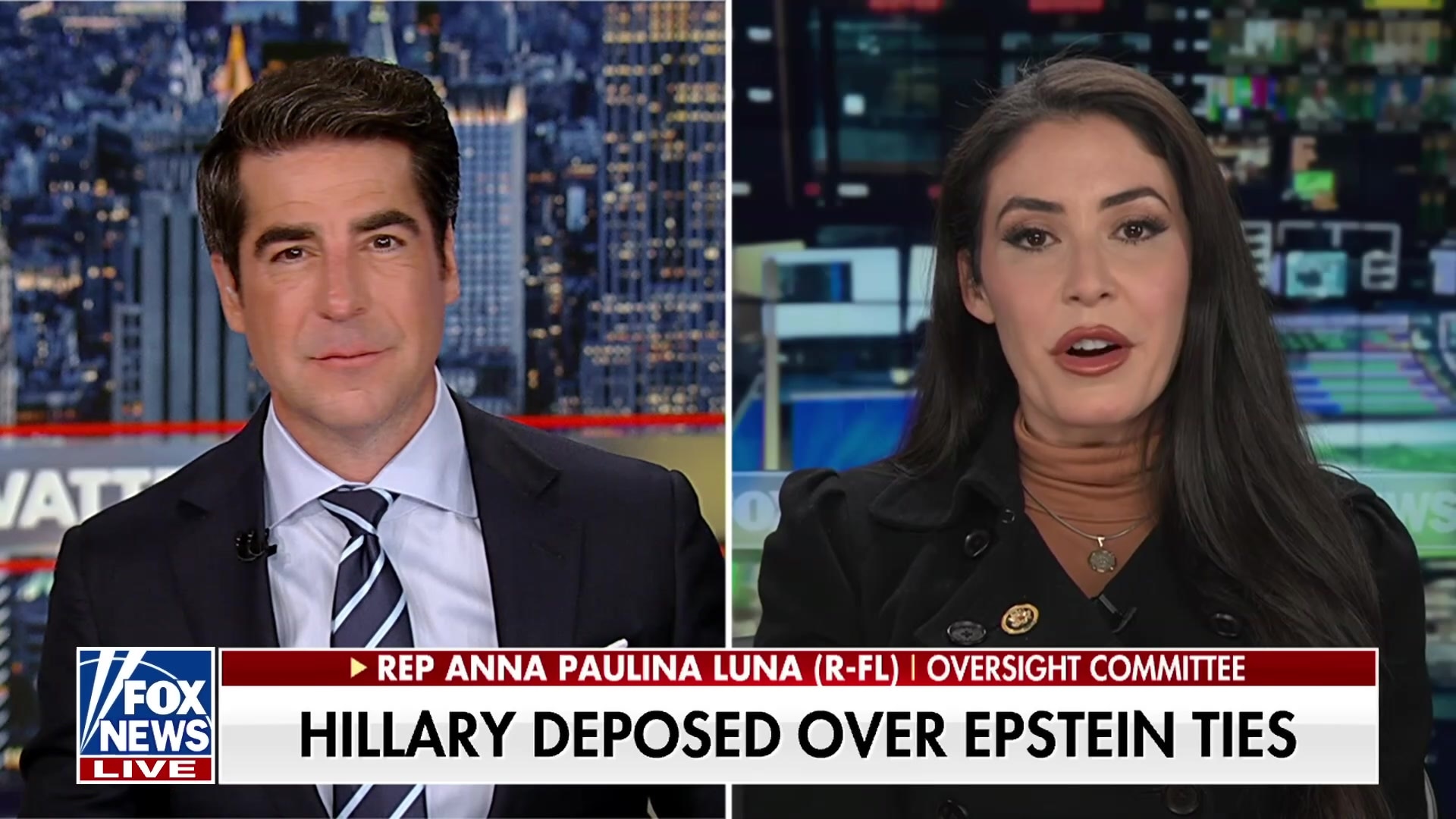 Rep. Luna questions Hillary's denial of Epstein knowledge, highlights Ghislaine Maxwell at Chelsea's wedding