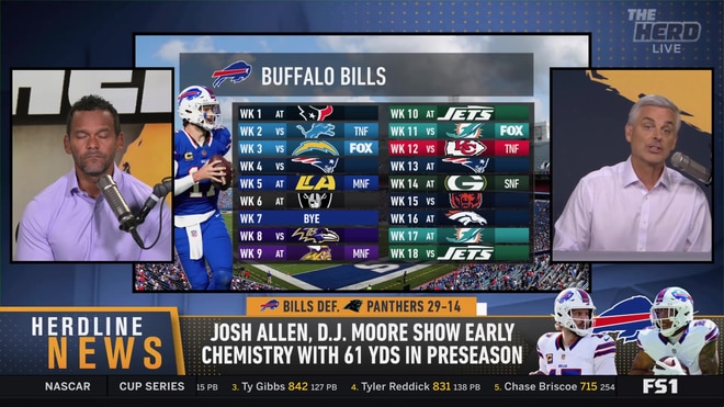 Colin Cowherd and Jason McIntyre assess Buffalo Bills' outlook with DJ Moore