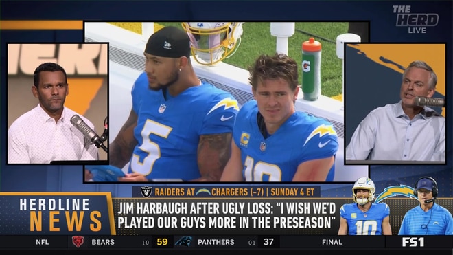 Is Jim Harbaugh getting a pass for the Chargers' preseason mistakes?