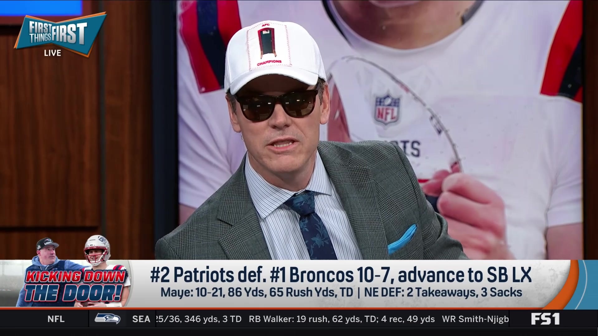 Patriots' easy schedule sparks debate about their Super Bowl run