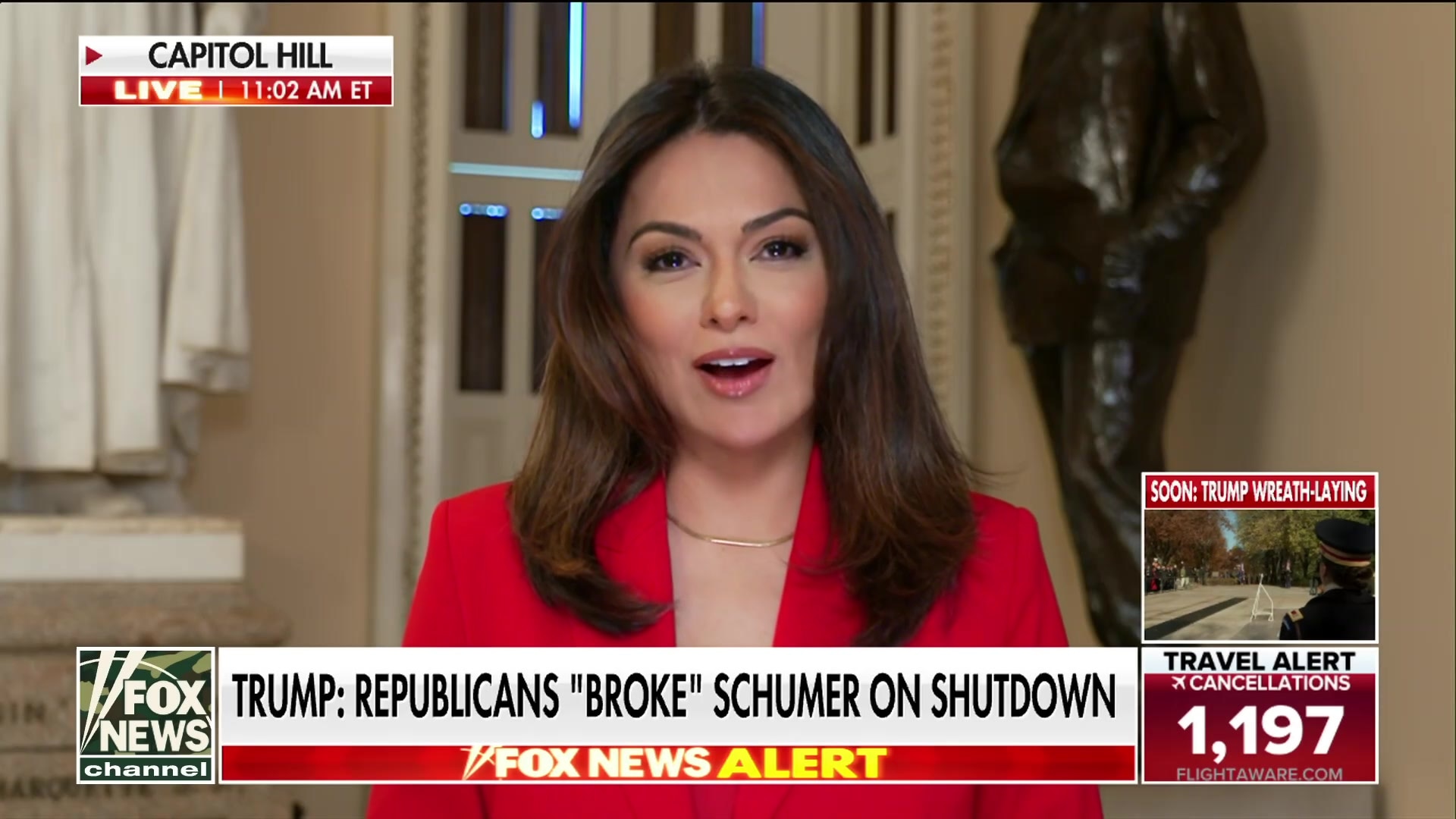 Watch Aishah Hasnie reports on Dem divide over shutdown bill - The Faulkner  Focus | FOX One
