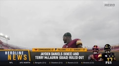 Washington Commanders face significant injuries with Jayden Daniels and Terry McLaurin ruled out