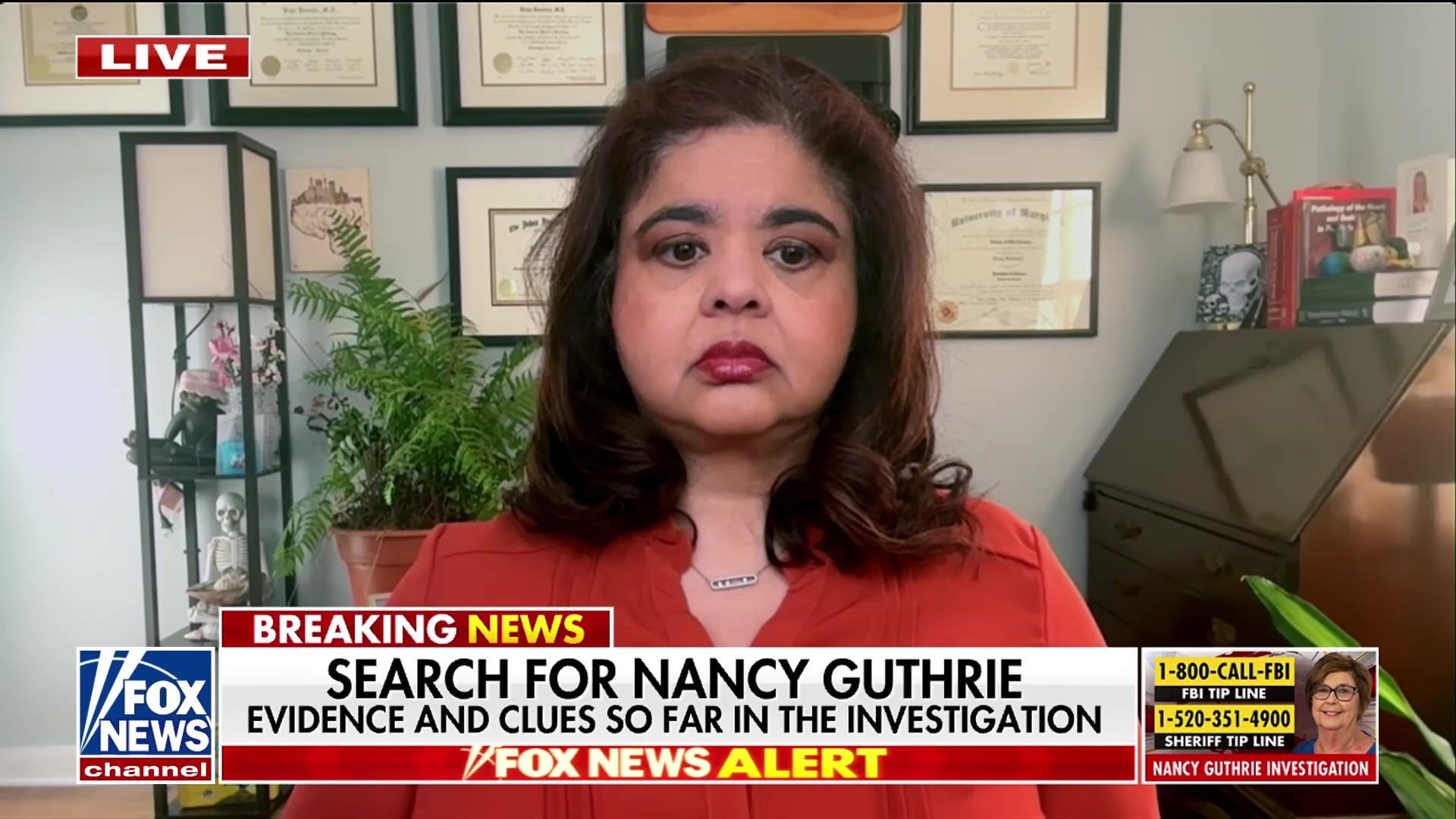 Forensic Pathologist deciphers Nancy Guthrie's blood spatter on porch