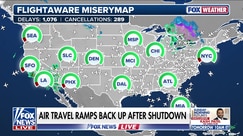 White House: Government shutdown disrupted 20K flights, 5.2M travelers